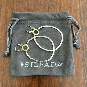 Silpada Silver & gold earrings